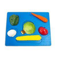 Lot 5 puzzles reliefs les aliments à trier - Image 4