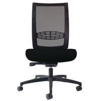 Chaise de bureau KIO dos Résille Noir assise Noir - Image principale
