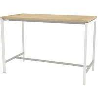 Table réunion haute Creo 160 pied blanc Quadrifoglio - Image principale