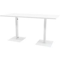 Table réunion haute Greko pied blanc Quadrifoglio - Image 2