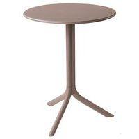 Table Spritz polypropylène haute ou basse taupe thumbnail image 3