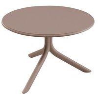 Table Spritz polypropylène haute ou basse taupe thumbnail image 2