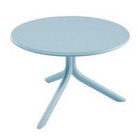 Table Spritz polypropylène haute ou basse bleu thumbnail image 2