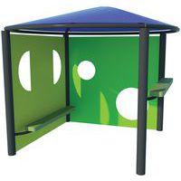 Maisonnette enfant toile - bleu - Image principale