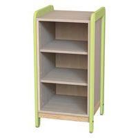 Meuble 1 colonne 3 niches Lili hauteur 98 cm coloris vert - Image principale