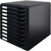 Bloc de classement noir Leitz 10 tir Noir avec finition mate - Image principale