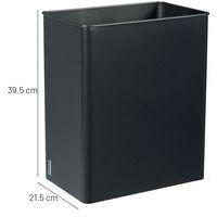 Corbeille pivotante murale 27l rectangulaire gris anthracite thumbnail image 4