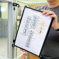 Support mural avec poche A4 - Magnétique - Tarifold - Image 5