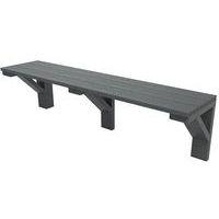 Etagère pour abri 180 x 41 cm - gris - Image principale