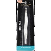 Outil à embosser métal avec boules 5mm/3mm - Cernit