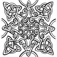 Plaque de texture - Celtic knot - Cernit