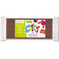 Softy - Pâte à modeler enfant souple 500g, Brun - Image principale