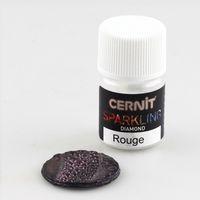 Cernit Sparkling 5 g Diamond rouge - Image 2