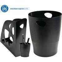 Kit Corbeille à papier avec pot crayon et porte-revues ÉCO - Exacompta - Image principale