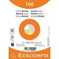 Fiche Bristol sous film uni non perforé - 105x148 mm - Lot de 20 - Image principale