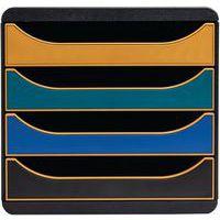 Module de classement 4 tiroirs Big Box Neo Deco - Exacompta