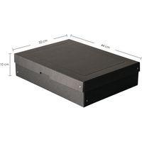 Boîte de rangement PureBox Black - A3 - 100mm - Lot de 5 thumbnail image 2