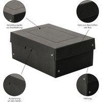 Boîte de rangement PureBox Black - A5 - 100mm - Lot de 5 thumbnail image 5