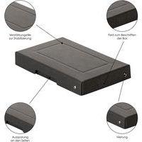 Boîte de rangement PureBox Black - A6 - 25mm - Lot de 5 thumbnail image 3