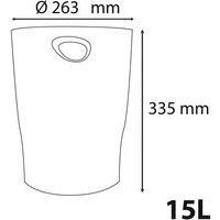 Corbeille à papier Ecobin Skandi - Beige - Lot de 8 thumbnail image 3