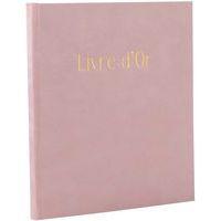 Livre d'or 140 pages tranche or Skandi - 21 x 19 cm - Beige - Image 3