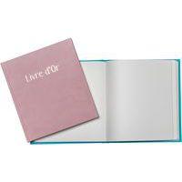 Livre d'or 140 pages tranche or Skandi - 21 x 19 cm - Beige thumbnail image 4
