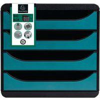 Module de classement à 4 tiroirs Big Box Skandi - Bleu - Image 4