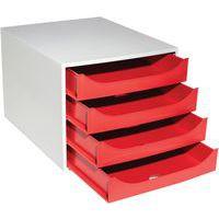 Module de classement 4 tiroirs Ecobox Office - Exacompta thumbnail image 4