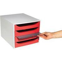 Module de classement 4 tiroirs Ecobox Office - Exacompta thumbnail image 3