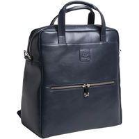Sac à dos ordinateur Exactive Cuir - Bleu thumbnail image 2