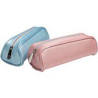 Trousse trapèze métallisé assorti Perle - Lot de 6 - Exacompta - Image 2