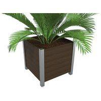 Jardinière Elégance 98 x 98 cm plastique recyclé Espace Urbain