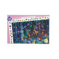 Puzzle Observation - Foret enchantée 100 pièces Reconditionné - Djeco