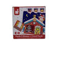 Puzzle 3 niveaux - La nuit de Noel - 2016 - Reconditionné - Janod