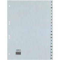Lot de 12 Intercalaires plastiques, A-Z, A4, PP, 20 positions - Image principale