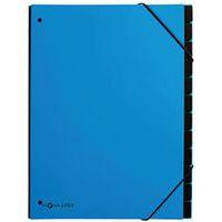 Lot de 6 Classeurs soufflet tendance, A4, 12 compar., bleu ciel - Image principale