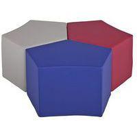 Lot de 3 poufs Arpège déhoussables tissu PVC coloris panaché "Floral - Image principale