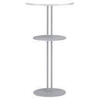 Mange-debout Roxane + tablette piètement 2 tubes Ø 60 cm - Image 2