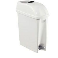 Poubelle pour serviettes hygiéniques - 17 L Blanc - Image 4