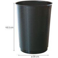 La corbeille 40 l Cep Maxi Noire - Image 4