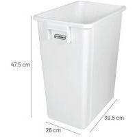 Collecteur de tri 40 L - blanc - Manutan Expert - Image 4