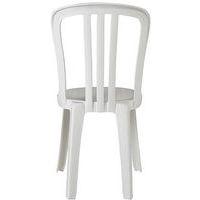 Chaise Bistrot - blanche thumbnail image 2