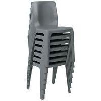 Chaise empilable Denver, M2, anthracite thumbnail image 2