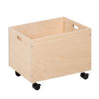 Grande boîte de rangement, avec roues - Educo