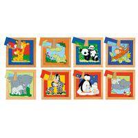 Puzzles d'animaux - Mère et bébé - ensemble de 8 - Educo thumbnail image