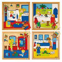 Puzzles d'hygiène - ensemble de 4 - Educo