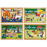 Puzzles d'activités pour enfants - ensemble de 4 - Educo