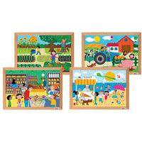 Puzzles mathématiques sur le sens des nombres,ensemble de 4 - Image principale