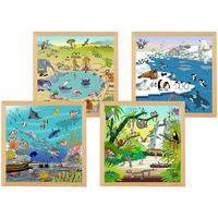 Puzzles de vocabulaire - ensemble de 4 - Educo