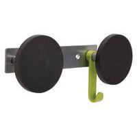 Patères murales acier ABS 2 patères + 1 crochet - Image principale